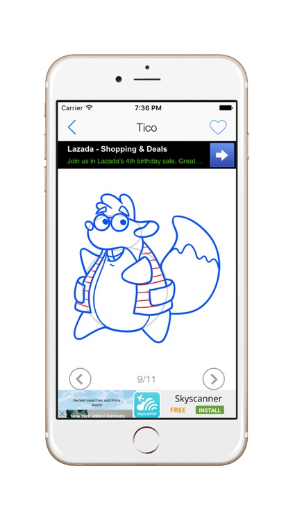 Draw Cartoon Characters - Free All screenshot-4