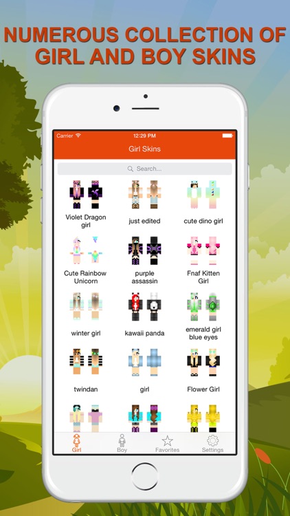 HD Boy & Girl Skins for Minecraft Pocket Edition