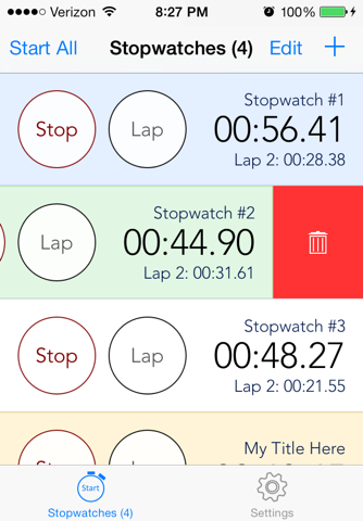 M Stopwatch screenshot 4