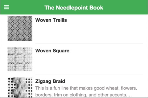 The Needlepoint Book App screenshot 2