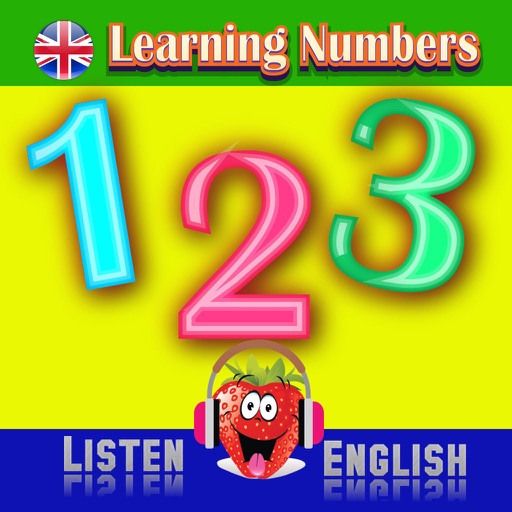 123 Learning number for kids with english language vocabulary icon