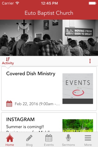 Euto Baptist Church screenshot 2