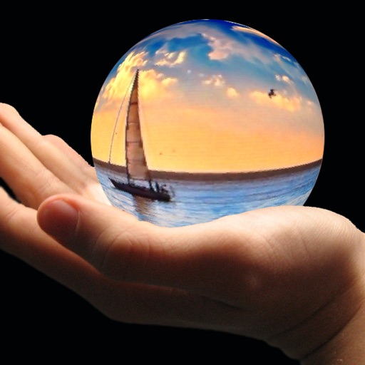 Crystal ball camera --- to take a magic crystal ball effect video in real-time