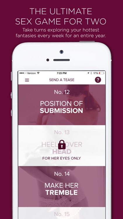 101 Nights of Great Sex - App for Couples screenshot-3