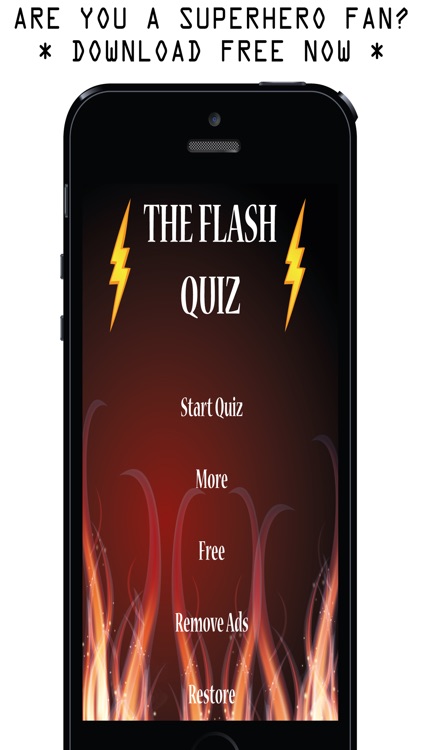 Personality Quiz for The Flash version fans plus superhero and villains