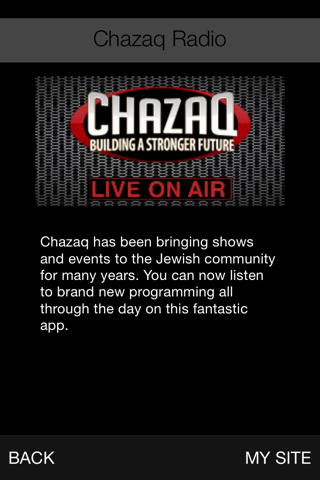 Radio Chazaq screenshot 3