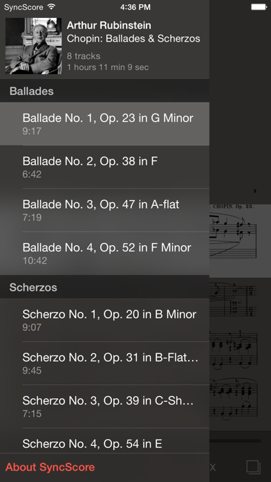 How to cancel & delete Chopin Ballades & Scherzos from iphone & ipad 3