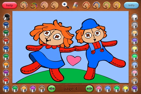 Coloring Book 22 Lite: Plushies screenshot 2