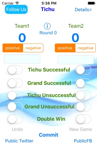 Tichu Counter App screenshot 3