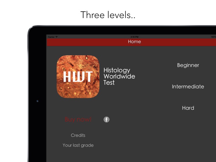 Histology Worldwide Test Lite for iPad