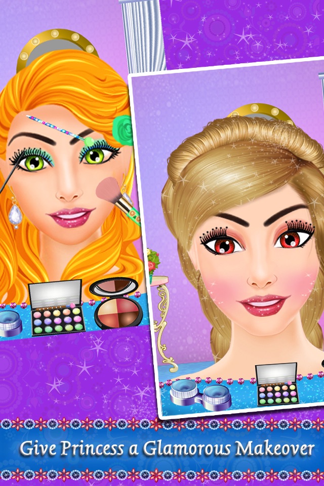 Makeover Salon Princess Games screenshot 2
