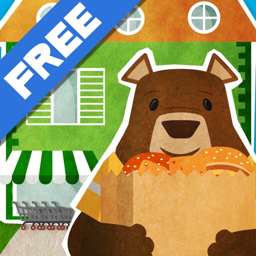 Mr. Bear's Little Town Free icon