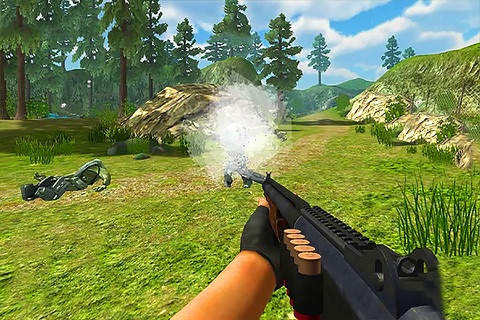 VR Sniper Shooting Game - War against Robots Commandos screenshot 2