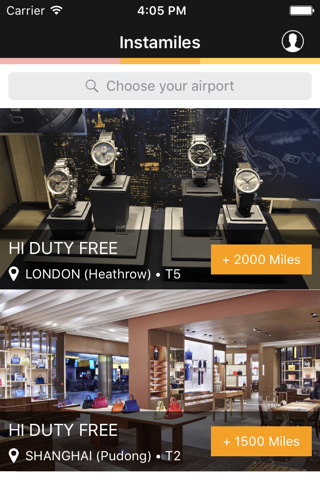 Instamiles - Earn Miles easily at the airport screenshot 2