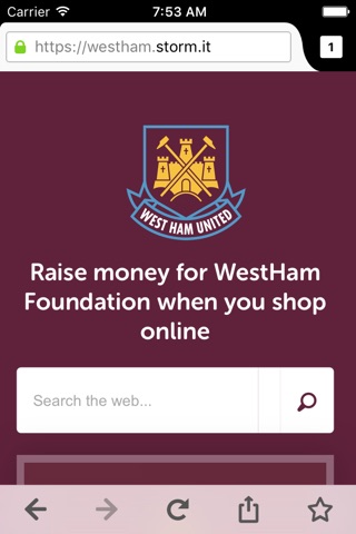 West Ham Browser screenshot 2
