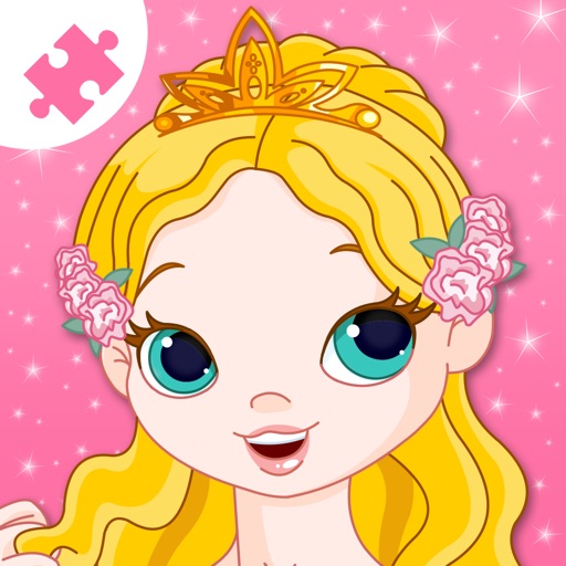 Princesses and Fairies Jigsaw Puzzle : logic game for toddlers, preschool kids and little girls Icon