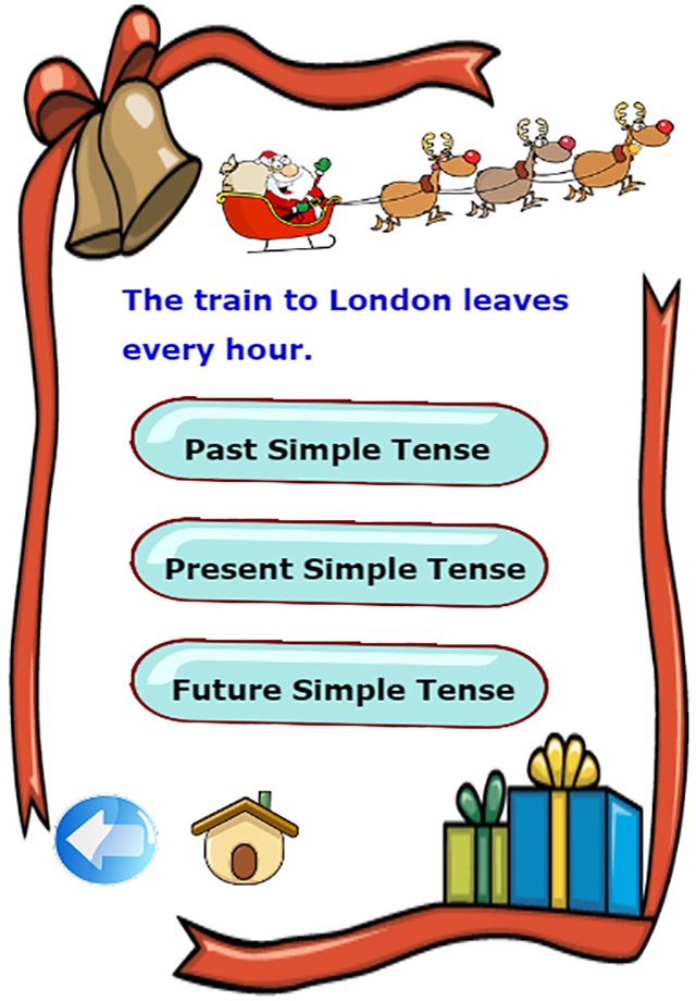 Check grammar in use for basic English tenses practice games screenshot 4