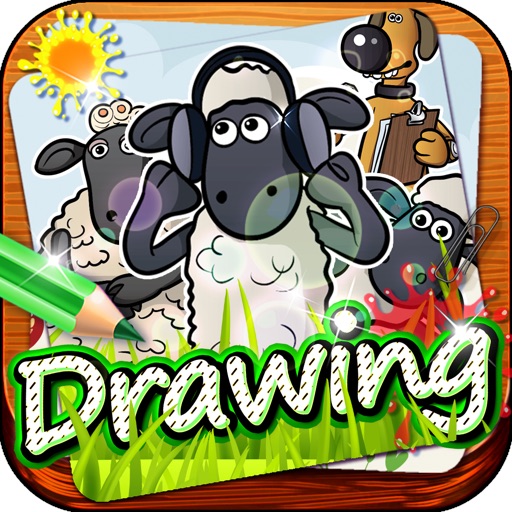 Drawing Desk Draw and Paint Coloring Book - 