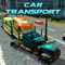 Car Transport Trailer Truck 4D