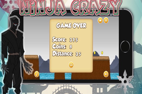 Ninja Crazy Running Jump screenshot 3