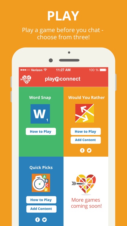 PlayNConnect:Find People, Play Game, Unlock Chat !
