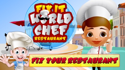 How to cancel & delete Fix it World Chef Restaurant – Girls Kitchen Makeover & Rest House Repairing Games from iphone & ipad 1
