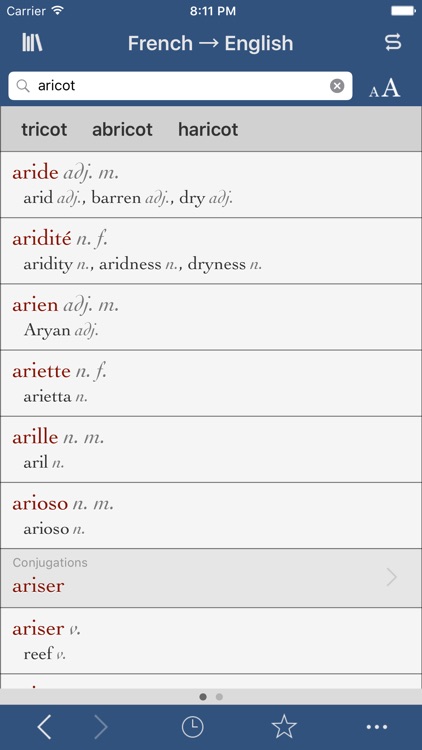 French-English Translation Dictionary and Verbs screenshot-3