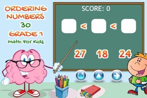 Ordering Numbers 30 Grade 1 Math For Kids screenshot 3