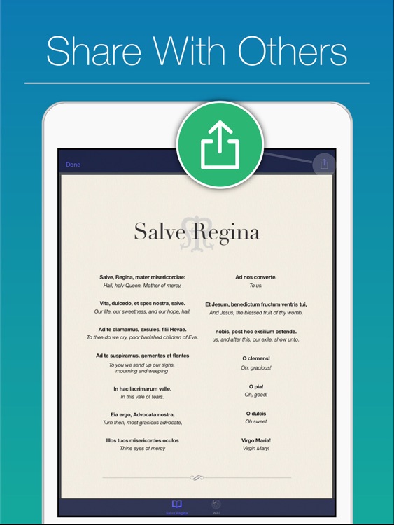 Salve Regina for iPad