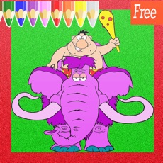 Activities of Extinct  Animals Cute  Art Pad : Learn to painting and drawing coloring pages printable for kids fre...
