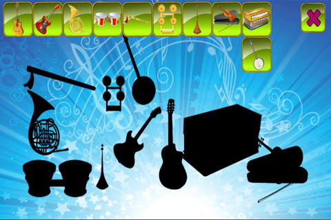 Musical instruments Puzzle screenshot 2