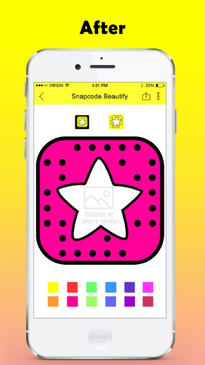 Snapcode Beautify for Snapchat - Code Colors