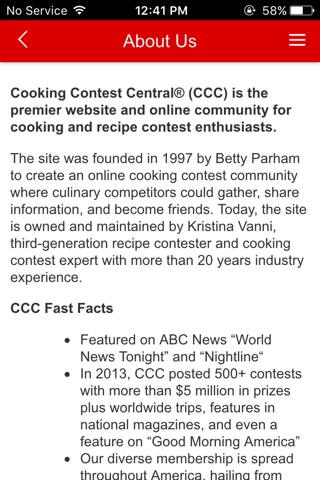 Cooking Contest Central screenshot 2