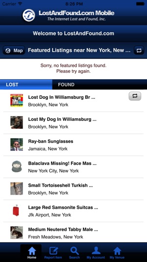 LostandFound.com Mobile