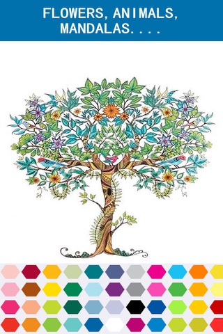 Magic Garden: A Colorfly Book Free for Adults and kids - Create your color world screenshot 2
