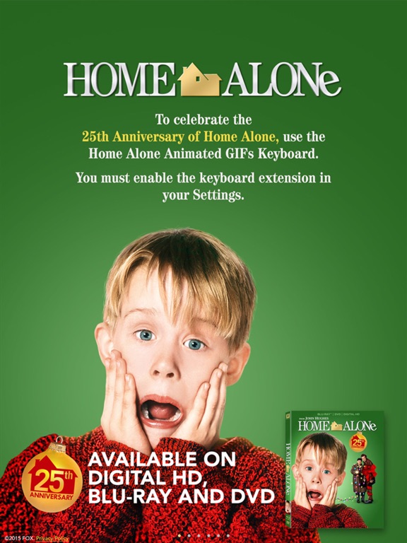 Home Alone GIF Keyboardのおすすめ画像1