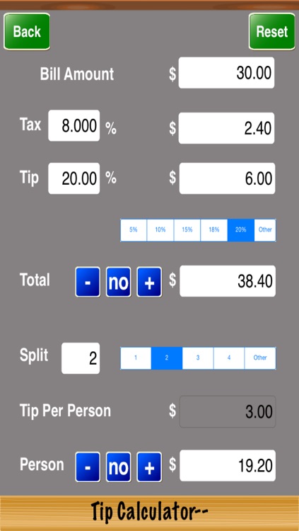 Tip Calculator--