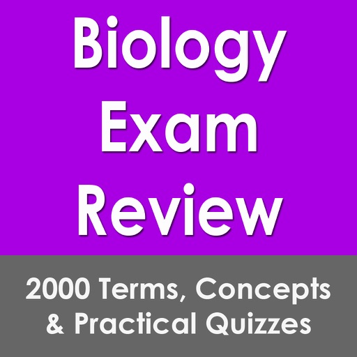 Biology Exam Review: 2000 Flashcards icon