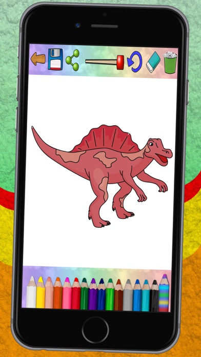 How to cancel & delete Connect dots and paint dinosaurs - dinos coloring book for kids from iphone & ipad 4