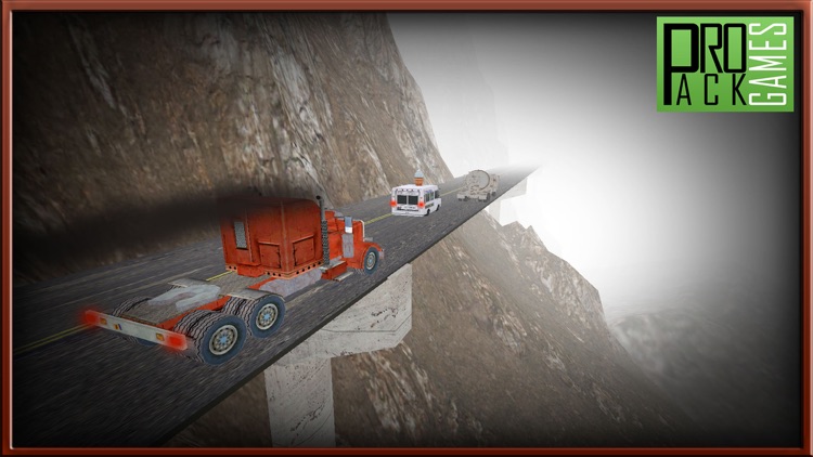 Diesel Truck Driving Simulator - Dodge the traffic on a dangerous mountain highway