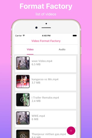 All Video and Audio Format Factory - náhled