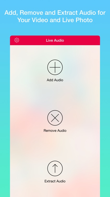Audio Tool - Add, Remove and Extract Audio for Live Photo and Video screenshot-0