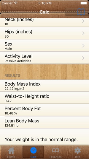 Body Fat Calorie Calc FREE(圖3)-速報App