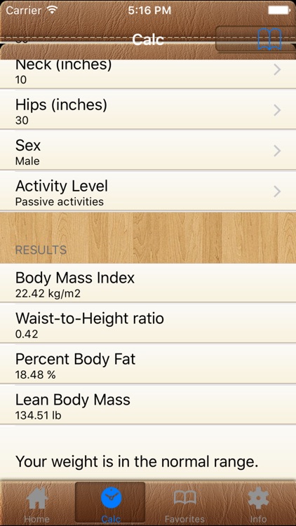 Body Fat Calorie Calc FREE