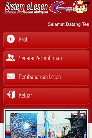 eLesen Perikanan screenshot 2