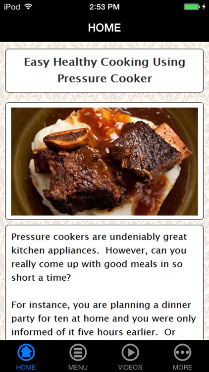What Mom Never Told You About Pressure Cooker Recipes