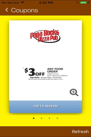 Papa Rocks Pizza Pub screenshot 3