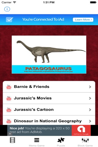 Learn English Via Dinosaur Jurassic Era Names Games for Kids (lite) screenshot 3