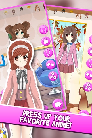 Anime Girl DressUp Chibi Character Games For Girls screenshot 3