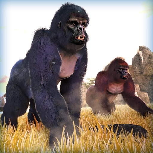 Gorilla Monkey Running Adventure Game For Free Icon